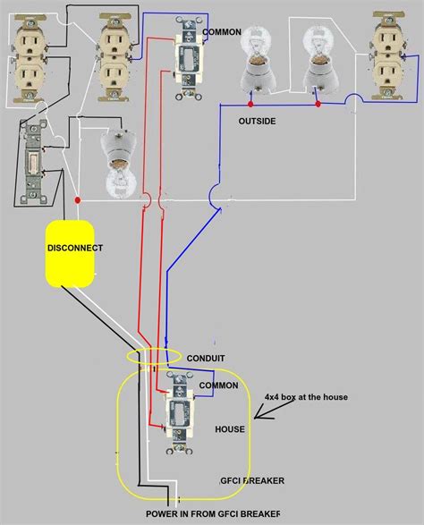 electrical wiring diagram for a shed 